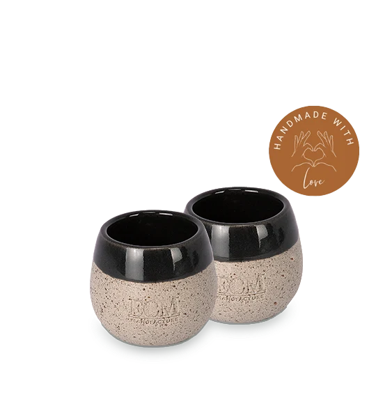 ECM - Ensemble de 2 tasses espresso Grès