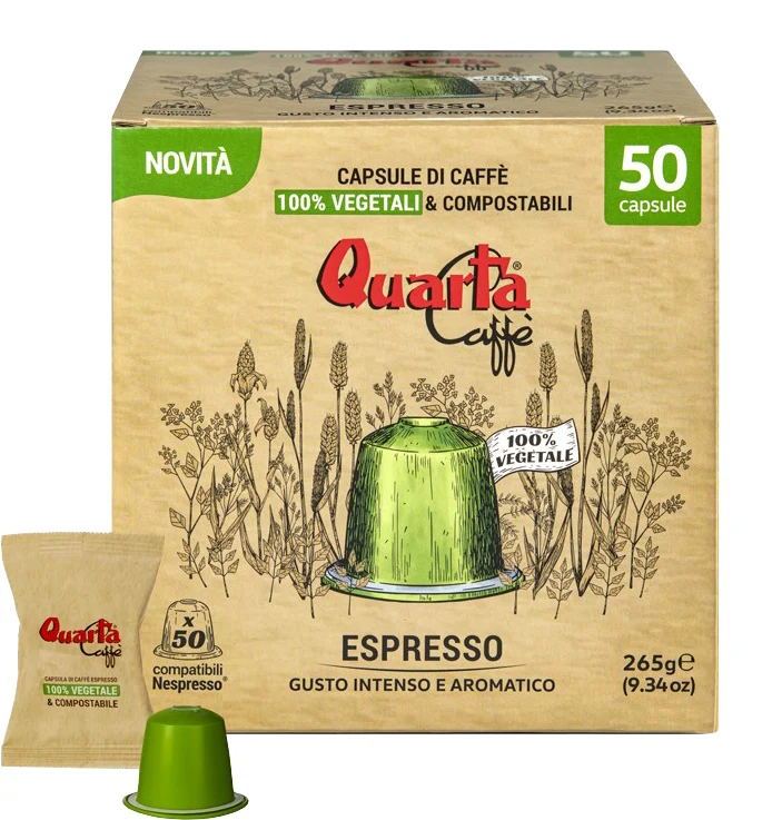 Capsules Quarta Caffè ESPRESSO (Compostables)