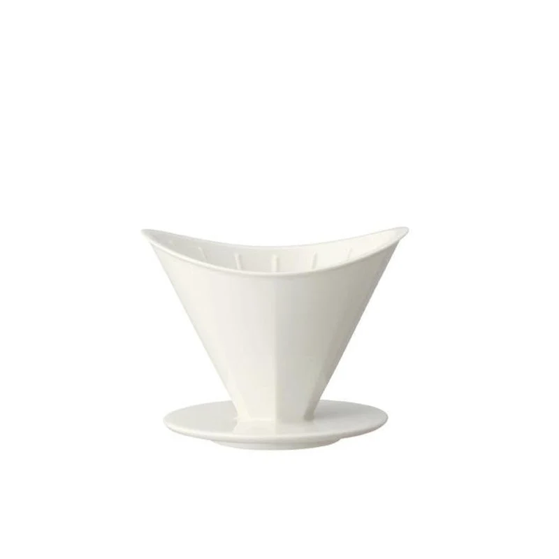 Dripper Céramique OCT Blanc - 1 à 4 Tasses | Kinto