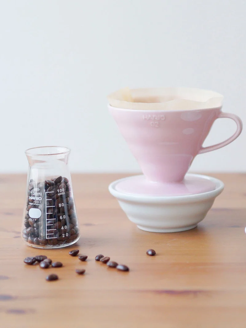 Hario V60-02 : infuseur à café en céramique, cône à 60°, 1 à 4 tasses