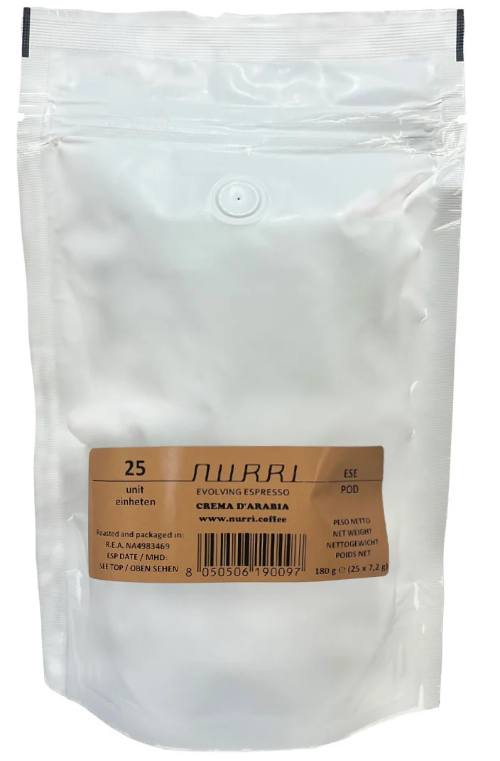 Dosettes ESE Nurri Caffè CREMA D´ARABIA