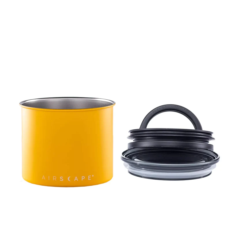 Boite Conservatrice Inox - Jaune Mat - 250 Gr | Airscape