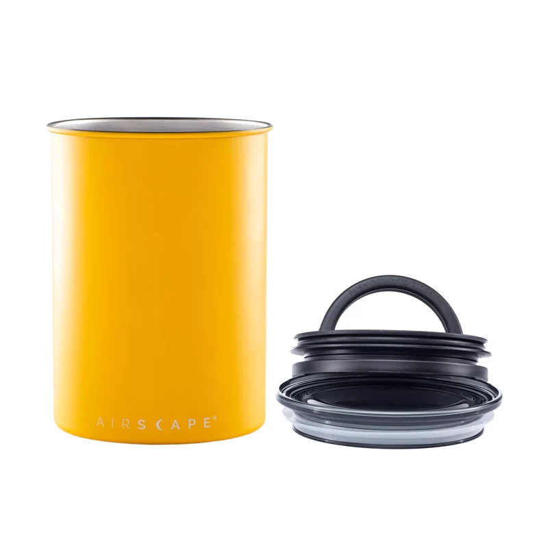Boite Conservatrice Inox - Jaune Mat - 500 Gr | Airscape