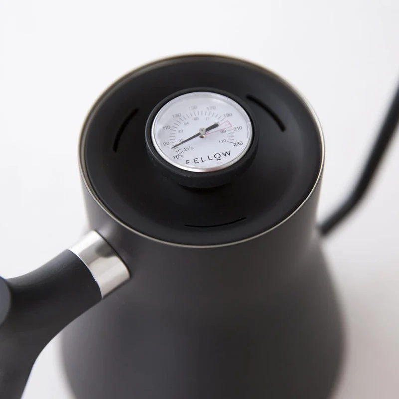 Bouilloire Stagg avec Thermomètre - Blanc Mat - 1 L | Fellow