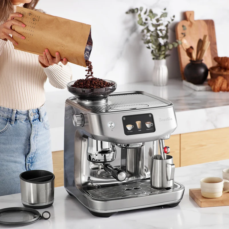 Breville Oracle Jet — Machine à espresso automatique, moulin intégré, portafiltre 58 mm