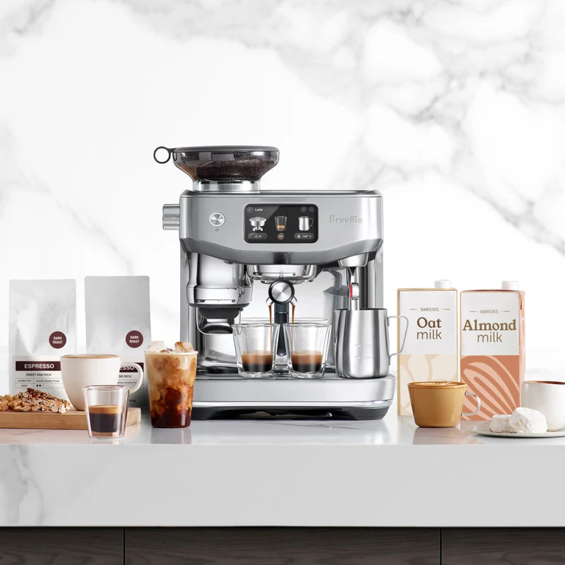 Breville Oracle Jet — Machine à espresso automatique, moulin intégré, portafiltre 58 mm