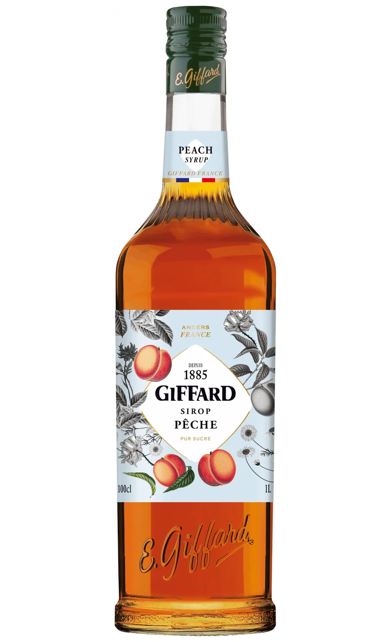 Giffard - Sirop Pêche (sans alcool) (1L)