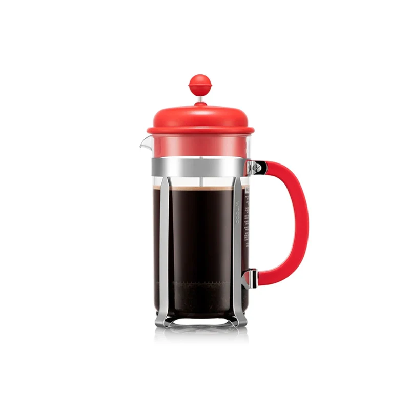 Cafetière à Piston Caffettiera Rouge - 8 Tasses | Bodum