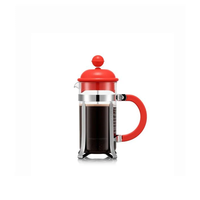 Cafetière à Piston Caffettiera Rouge - 3 Tasses | Bodum