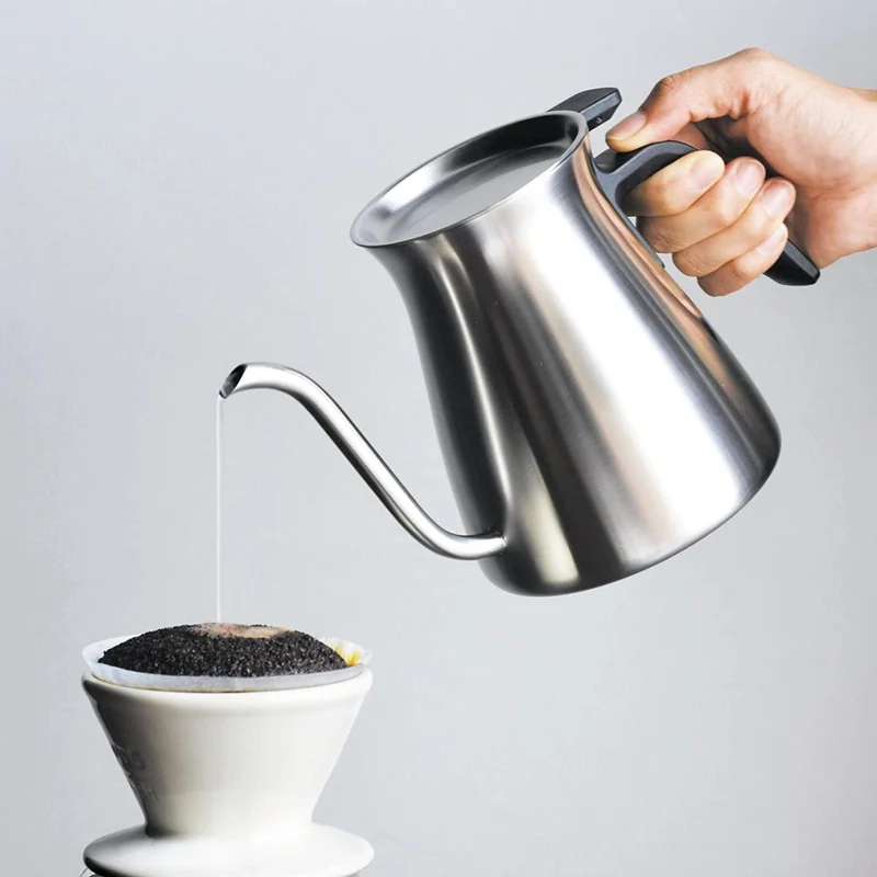 Bouilloire Pour Over - Col de Cygne - Inox Mirroir - 900 ml | Kinto