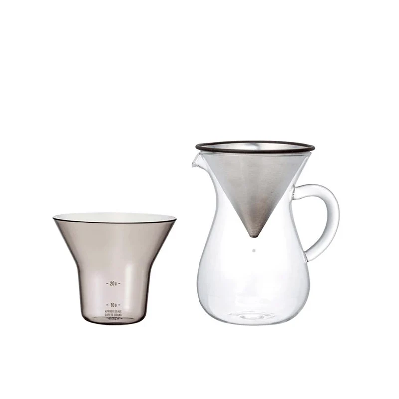 Carafe avec Filtre Permanent Inox SCS-04-CC-ST - 600 ml | Kinto