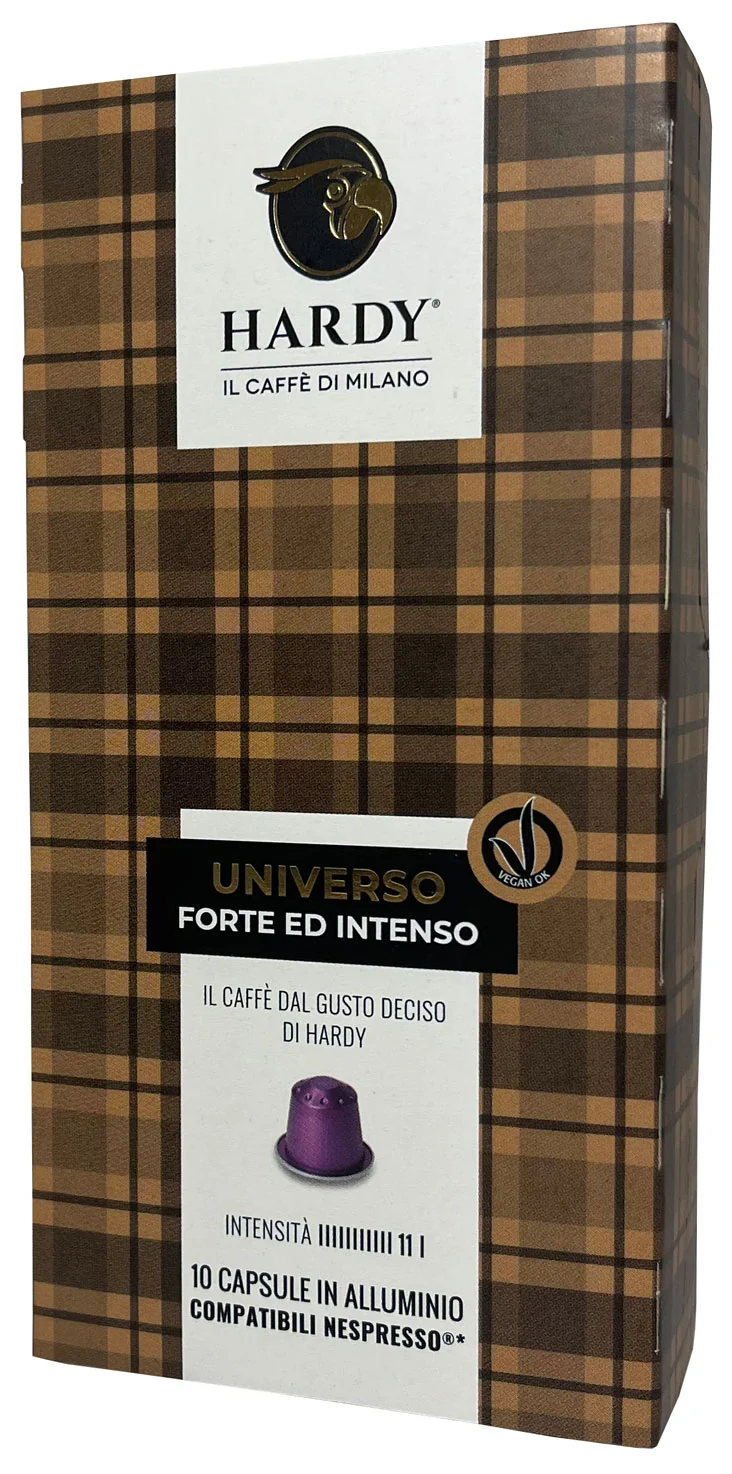 Capsules HARDY UNIVERSO - compatibles Nespresso®*