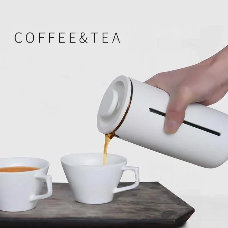 Cafetière à Piston Small U - Blanc - 450 ml | Timemore