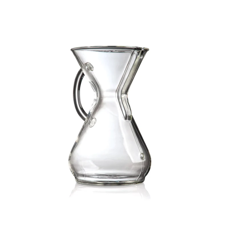 Cafetière Manuelle Slow Coffee avec Poignée - 8 Tasses | Chemex