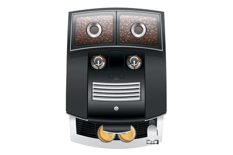 Jura J8 Twin : machine à café automatique à double broyeur, écran tactile Panorama, 31 spécialités