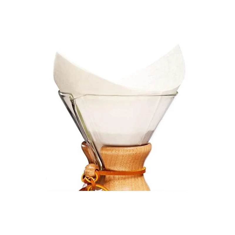 100 Filtres Blancs - 6 à 10 Tasses | Chemex