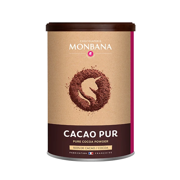 Chocolat en poudre 100% Pur Cacao - Monbana