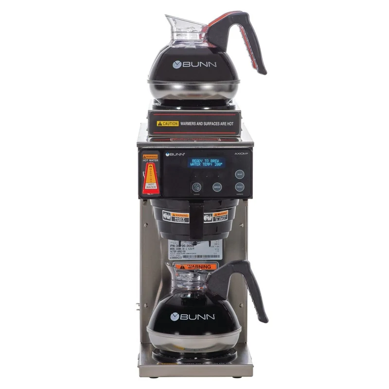 Bunn AXIOM 15-3T — Cafetière automatique branchée 120V, contrôle d'intensité par by-pass