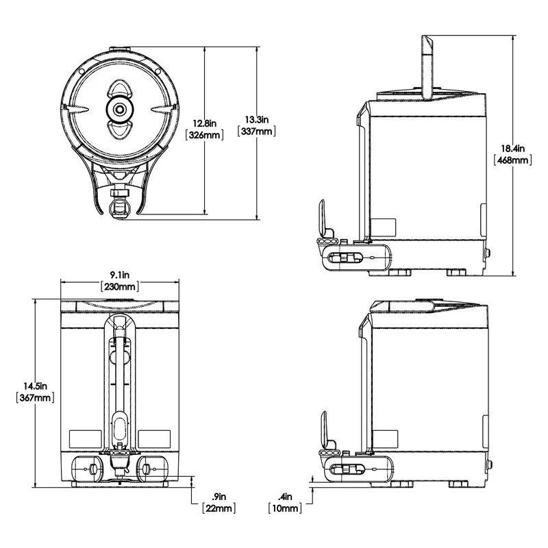 Bunn - Serveur Infusion Series SH Soft Heat (1.5 G)