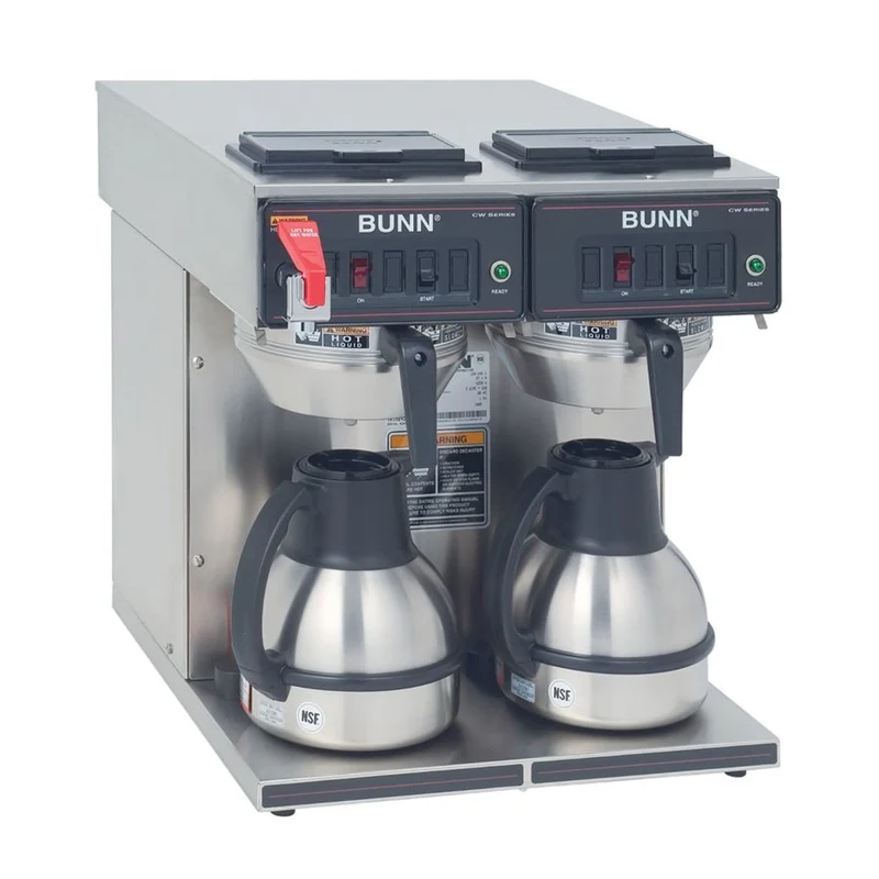 Bunn CWTF Twin-TC — Cafetière automatique double tête pour carafe isotherme