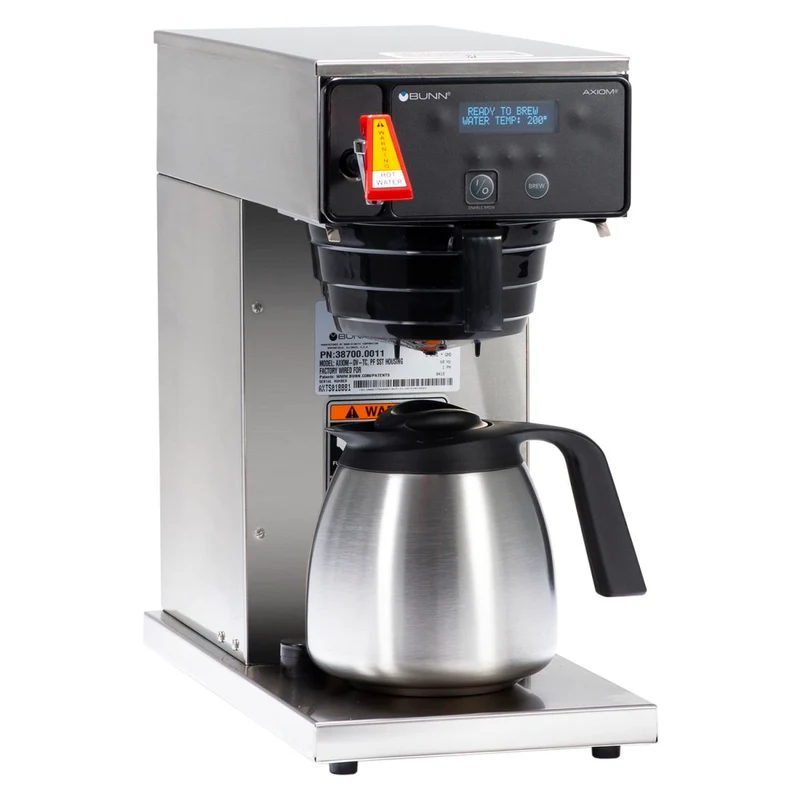 Bunn Axiom-DV-TC — Cafetière automatique double tension pour carafe isotherme