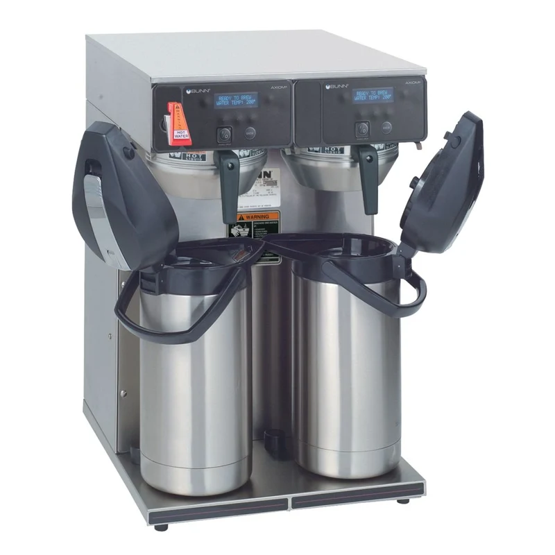 Bunn AXIOM Twin-APS — Cafetière automatique double tête pour airpots, grands établissements