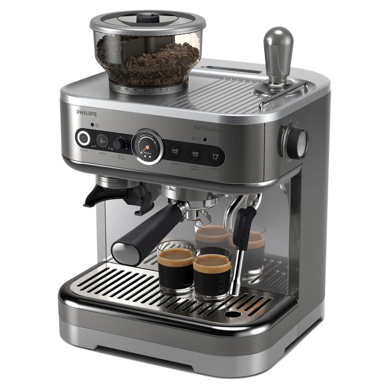 Philips - Machine à espresso semi-automatique Barista Brew High End