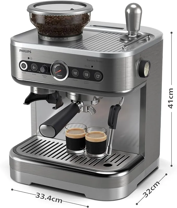 Philips - Machine à espresso semi-automatique Barista Brew High End