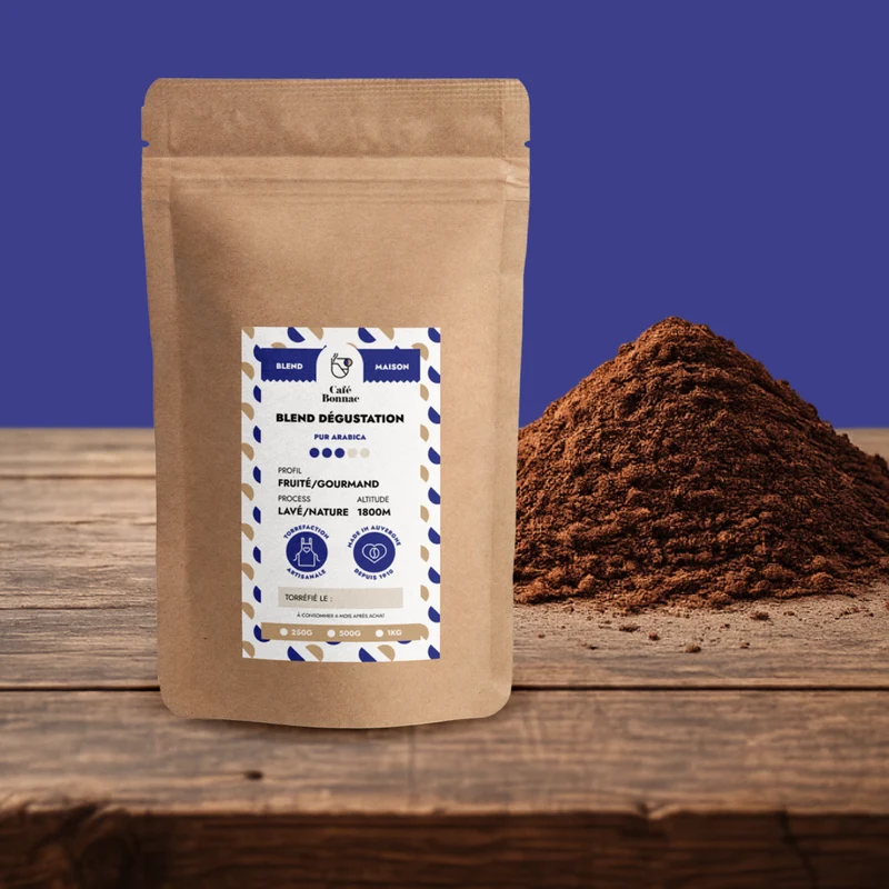 Café Moulu Blend Dégustation - Café Bonnac | 100% Arabica