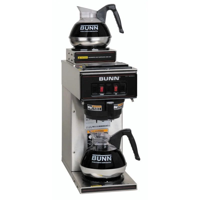 Bunn VP17-2 — Cafetière filtre commerciale Pourover avec 2 réchauffeurs, sans plomberie