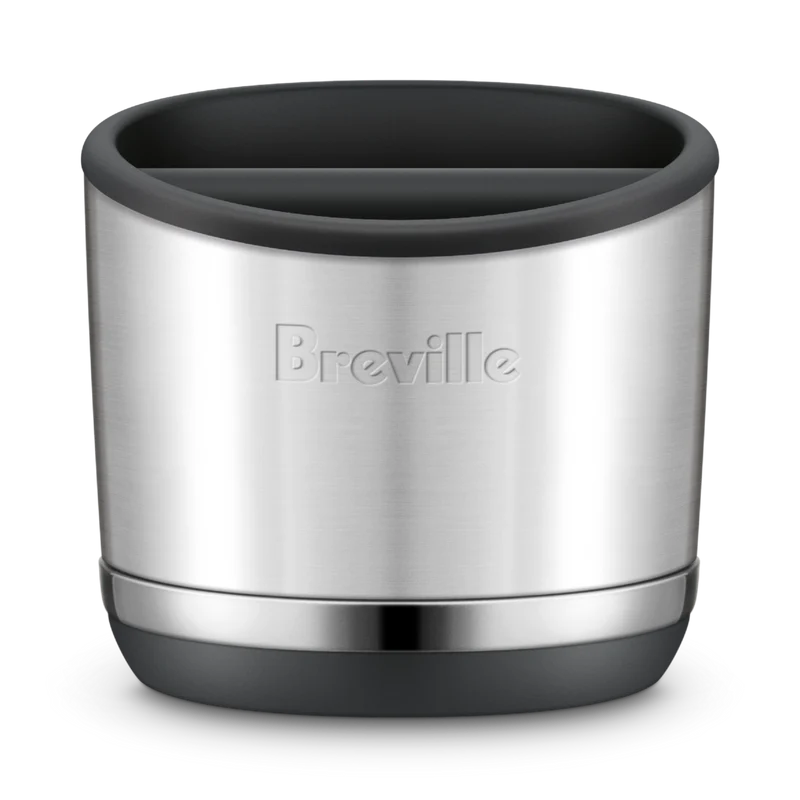 Breville Knock Box 10 : bac à marc en acier inoxydable pour espresso, 10 rondelles