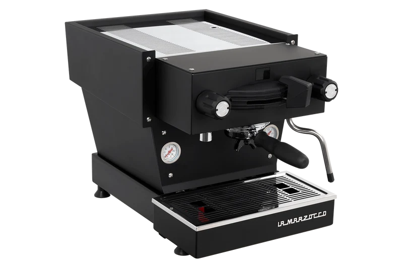 La Marzocco Linea Mini R — Machine à espresso domestique, double chaudière, groupe saturé, pompe rotative, palette manuelle 58 mm