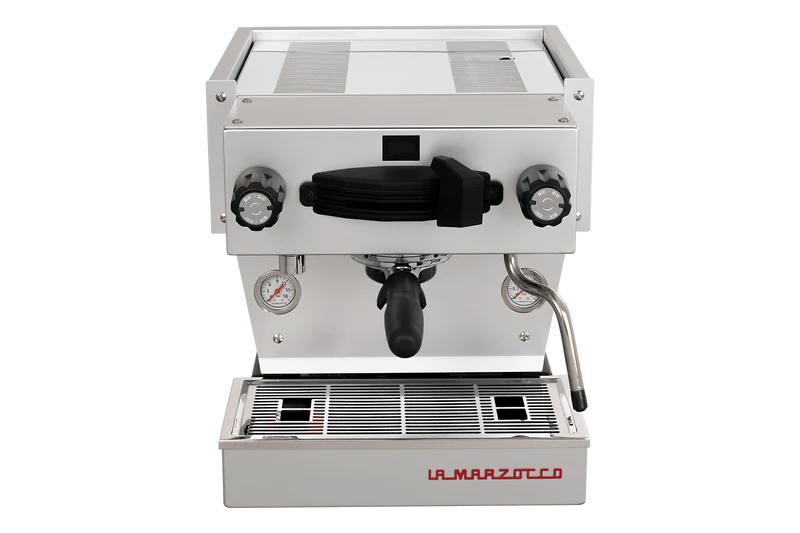 La Marzocco Linea Mini R — Machine à espresso domestique, double chaudière, groupe saturé, pompe rotative, palette manuelle 58 mm