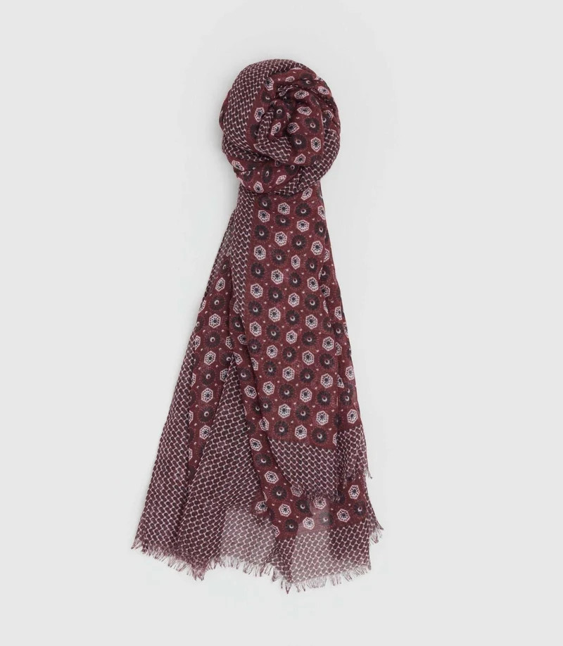 Écharpe motifs géométriques "Odile"