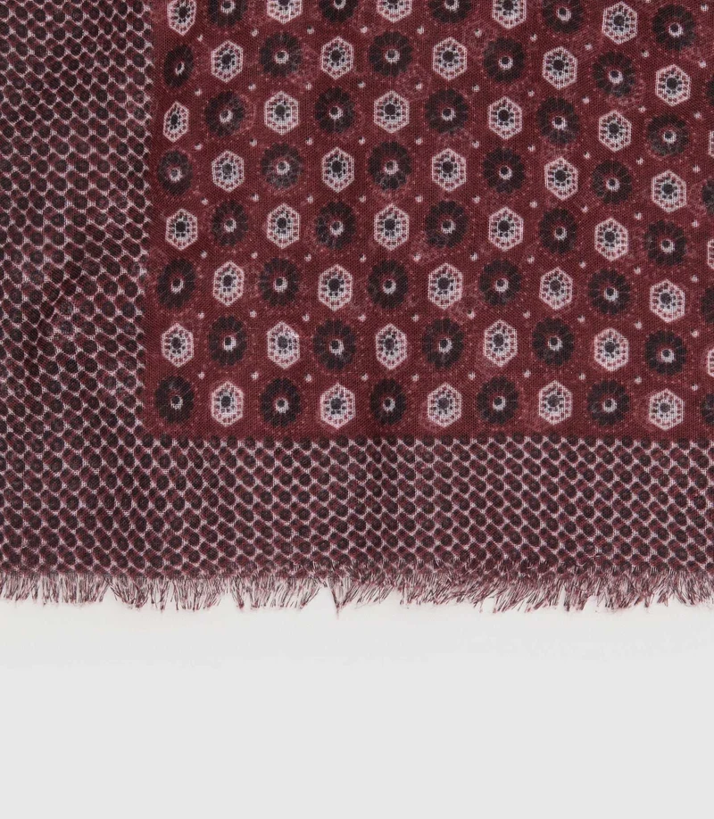 Écharpe motifs géométriques "Odile"