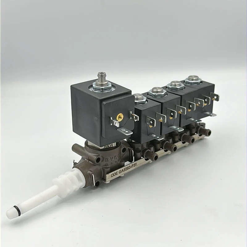 5 SOL.VALVE ASS. 2+2+2+2+3-WAY 24V+WAND- STAINLESS STEEL INSERT (259927)