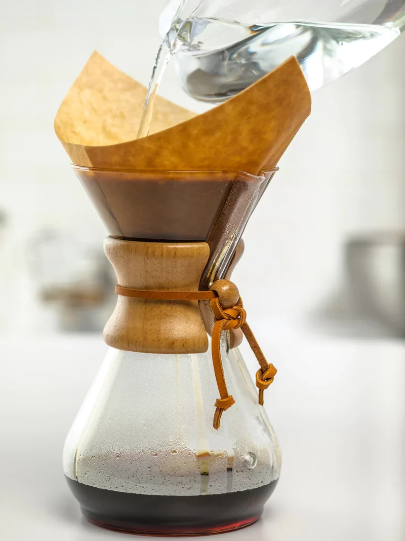 Chemex - Carrés de filtre pré-pliés non blanchis (100 unités)