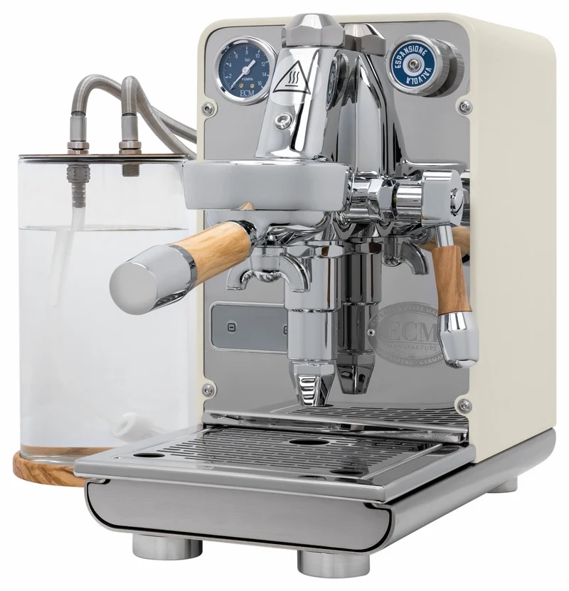 ECM Puristika — Machine à espresso compacte, groupe E61, PID, sans buse vapeur, 195 mm
