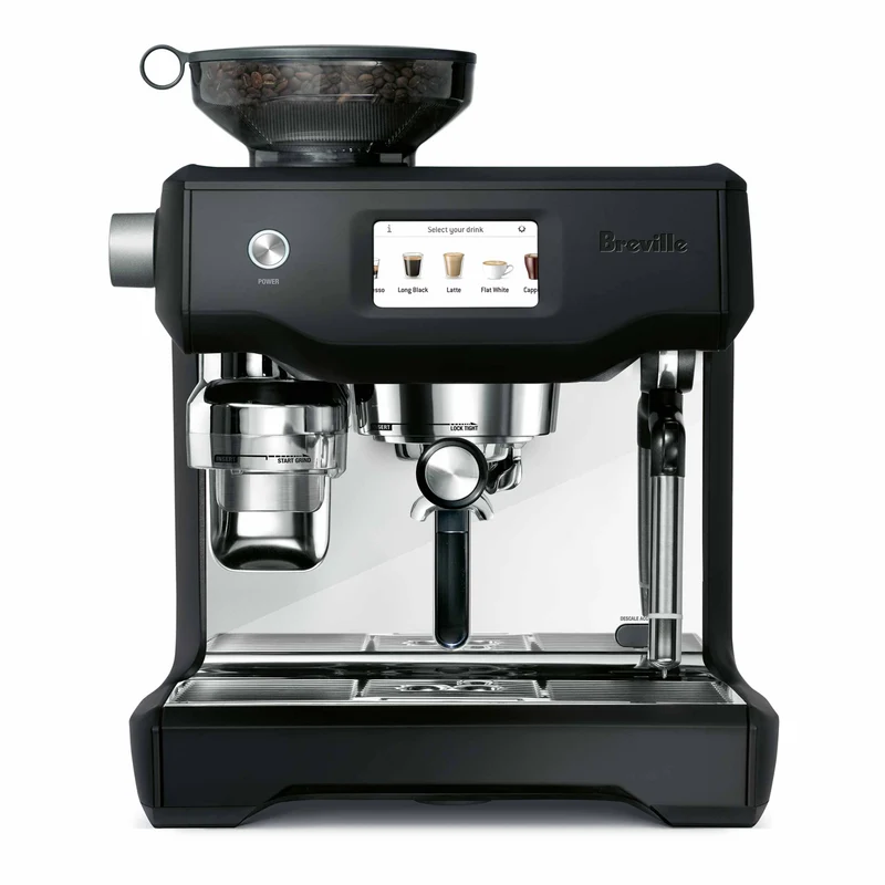 Breville Oracle Touch : machine à espresso automatique à double chaudière, écran tactile, moulin intégré 58 mm