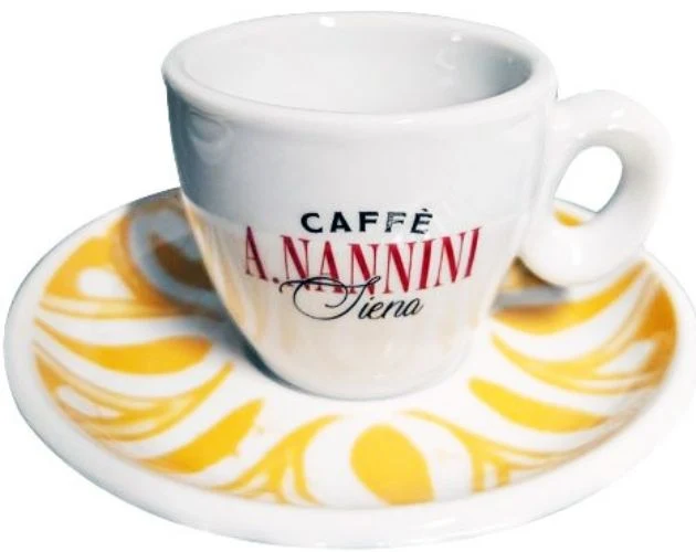 Tasse à Cappuccino jaune - Caffè Nannini