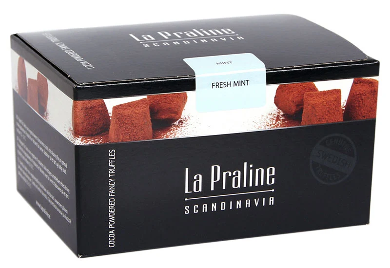 Truffes pralinées à la menthe poivrée - La Praline