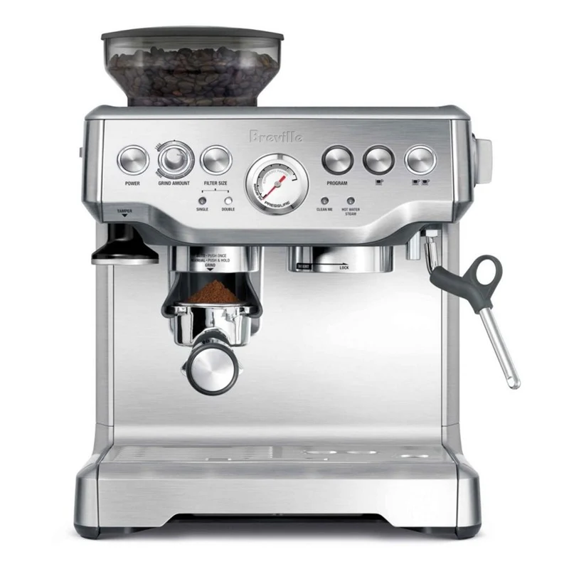 Breville The Barista Express - Machine à espresso domestique avec moulin intégré, grain à tasse
