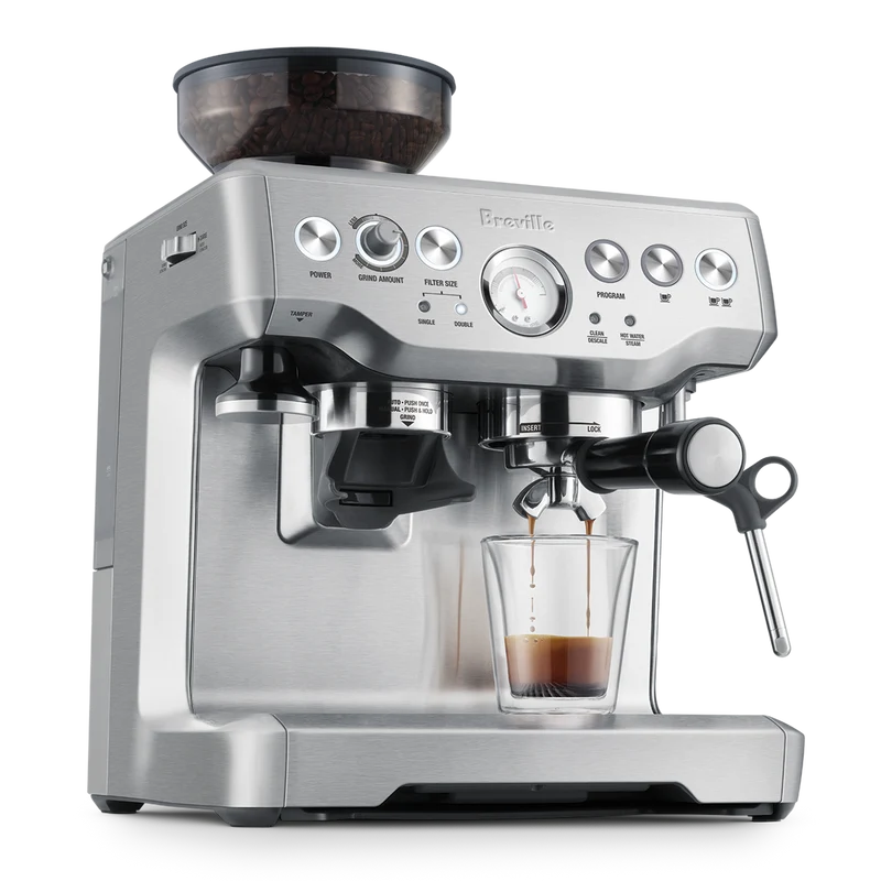 Breville The Barista Express - Machine à espresso domestique avec moulin intégré, grain à tasse