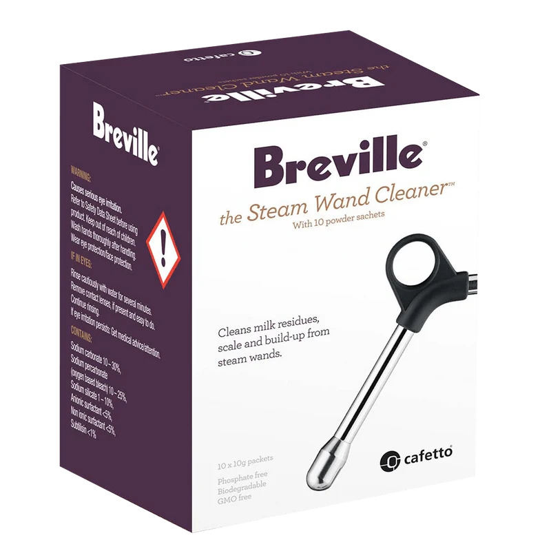 Breville Nettoyant de buse à vapeur : boîte de 10 sachets, résidus de lait