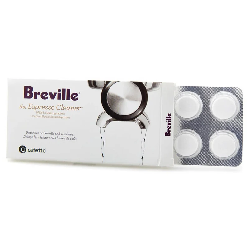 Breville Pastilles de nettoyage pour machine à espresso : boîte de 8, cycle de rétrolavage