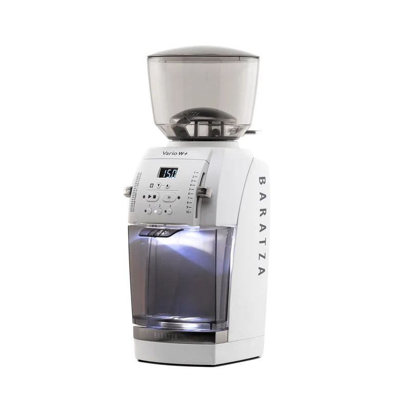 Baratza - Moulin à espresso Vario W+ (avec contenant verrouillable et contenant à café)
