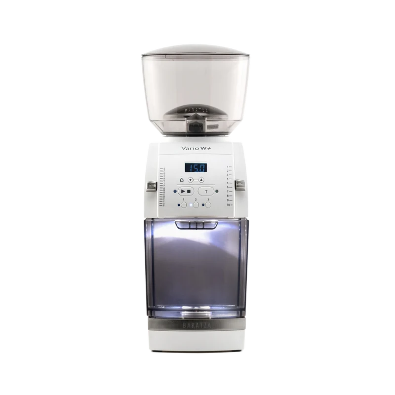 Baratza - Moulin à espresso Vario W+ (avec contenant verrouillable et contenant à café)
