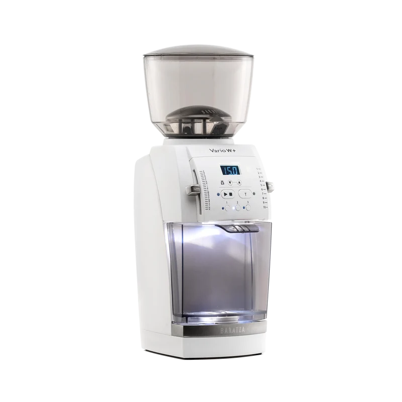 Baratza - Moulin à espresso Vario W+ (avec contenant verrouillable et contenant à café)