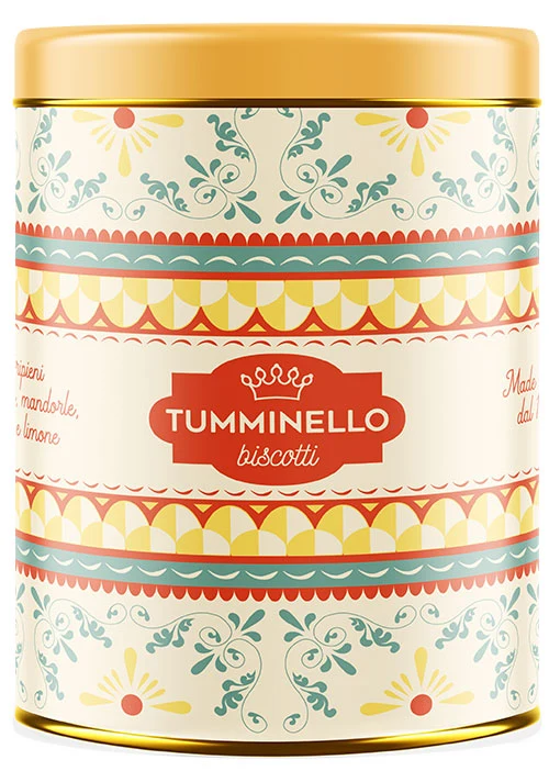 Boîte en métal de biscuits fourrés - Tumminello