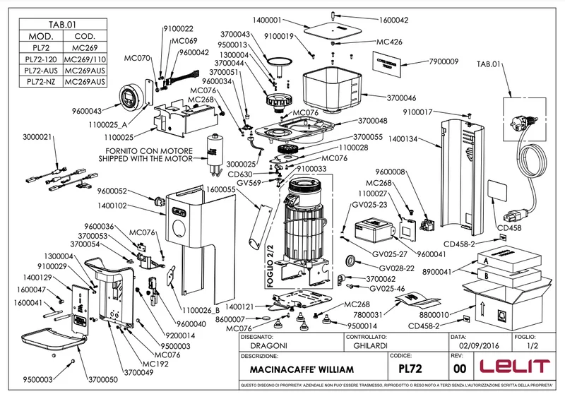 Legit - Aimant plateau William PI71